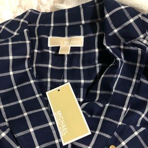Michael Kors Plaid True Navy